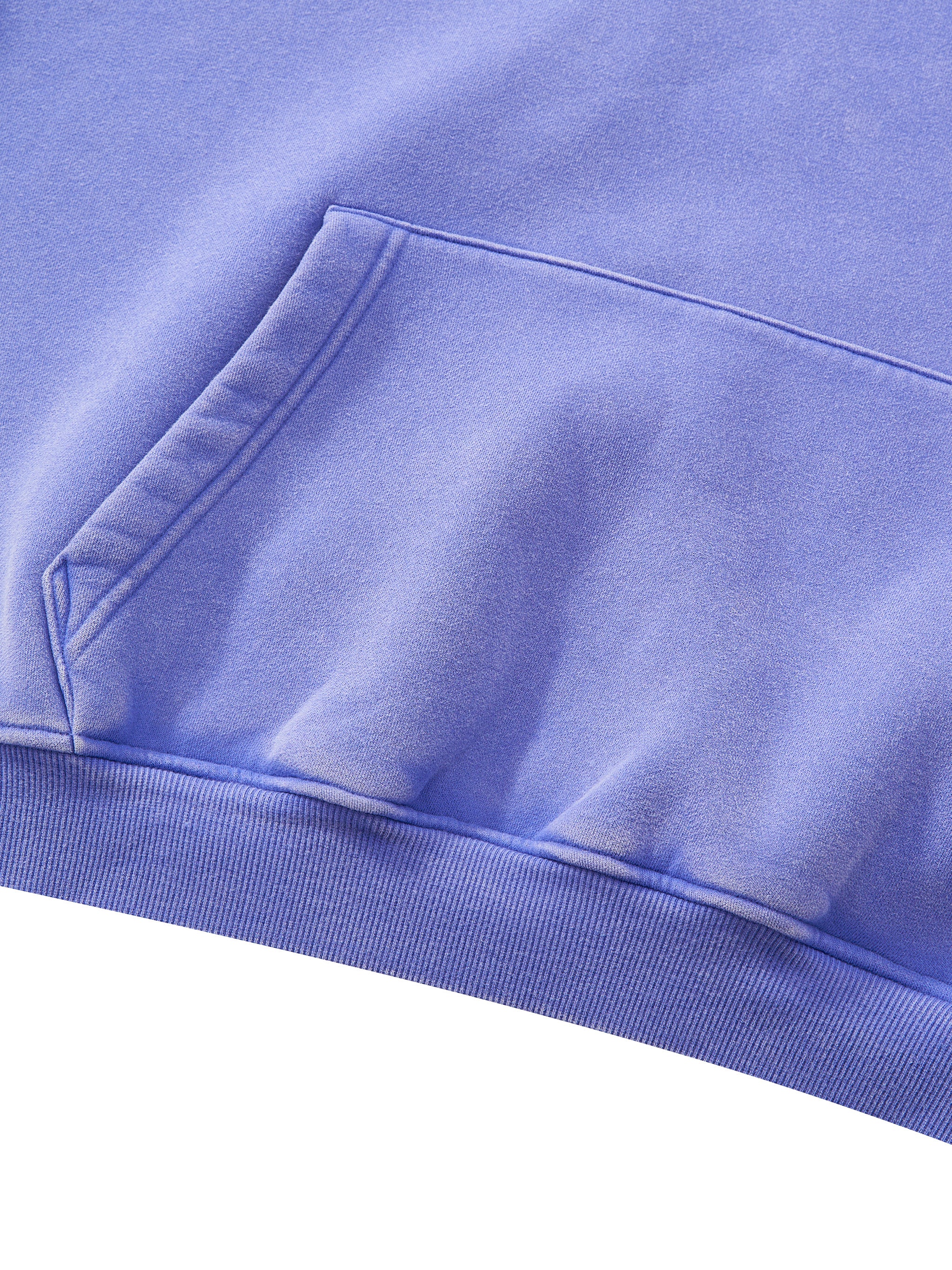O | vintage wash boxy fleece hoodie | blank