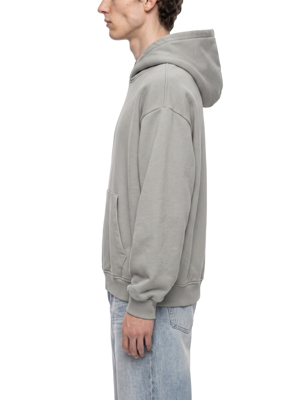 O | vintage wash boxy fleece hoodie | blank