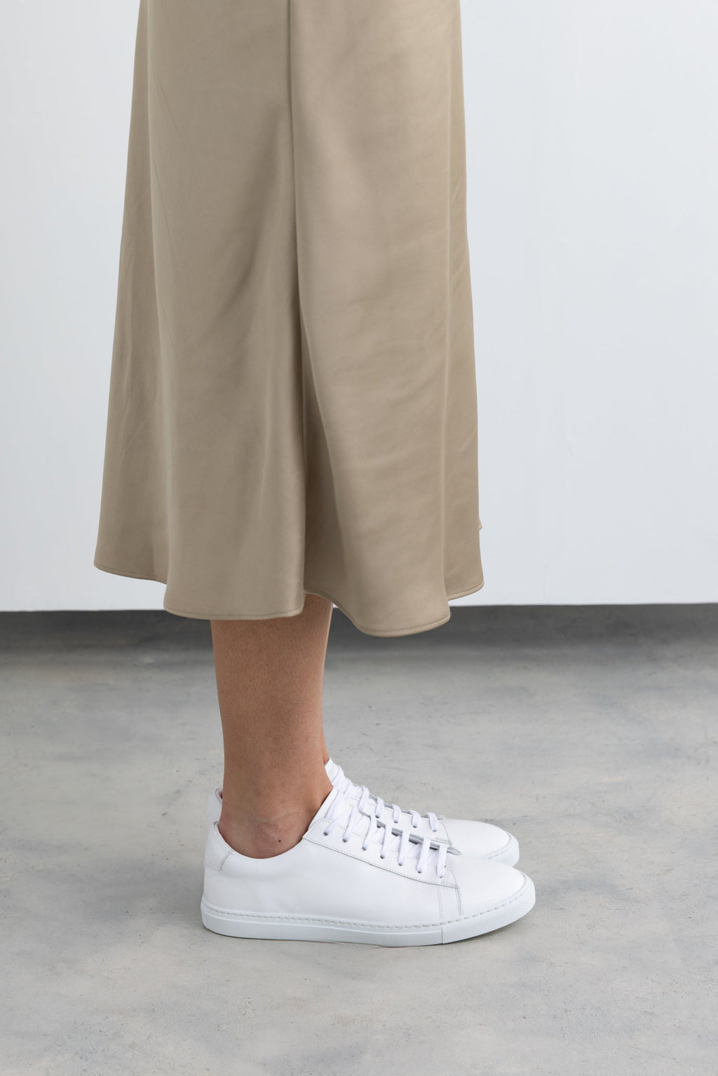 N | off white calfskin città sneaker