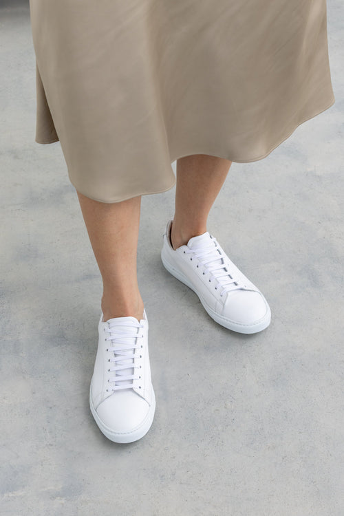 N | off white calfskin città sneaker