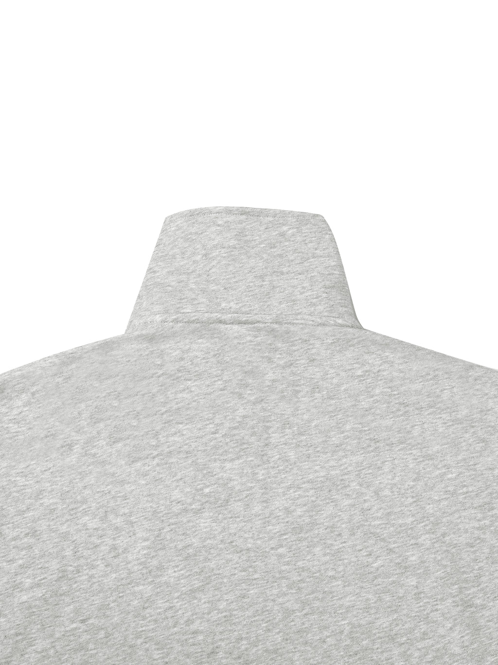 O | quarter-zip drop shoulder sweatshirt