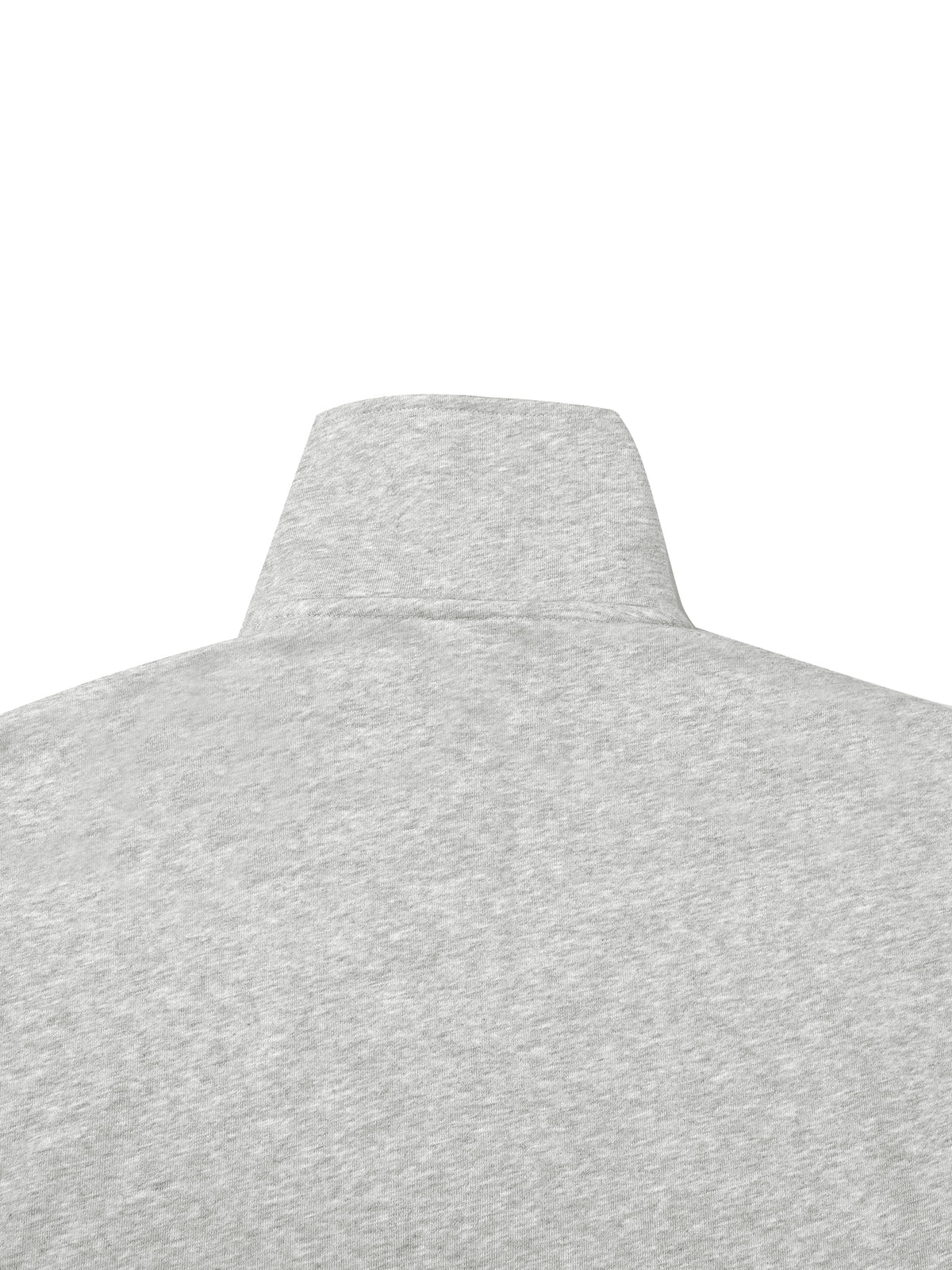 O | quarter-zip drop shoulder sweatshirt