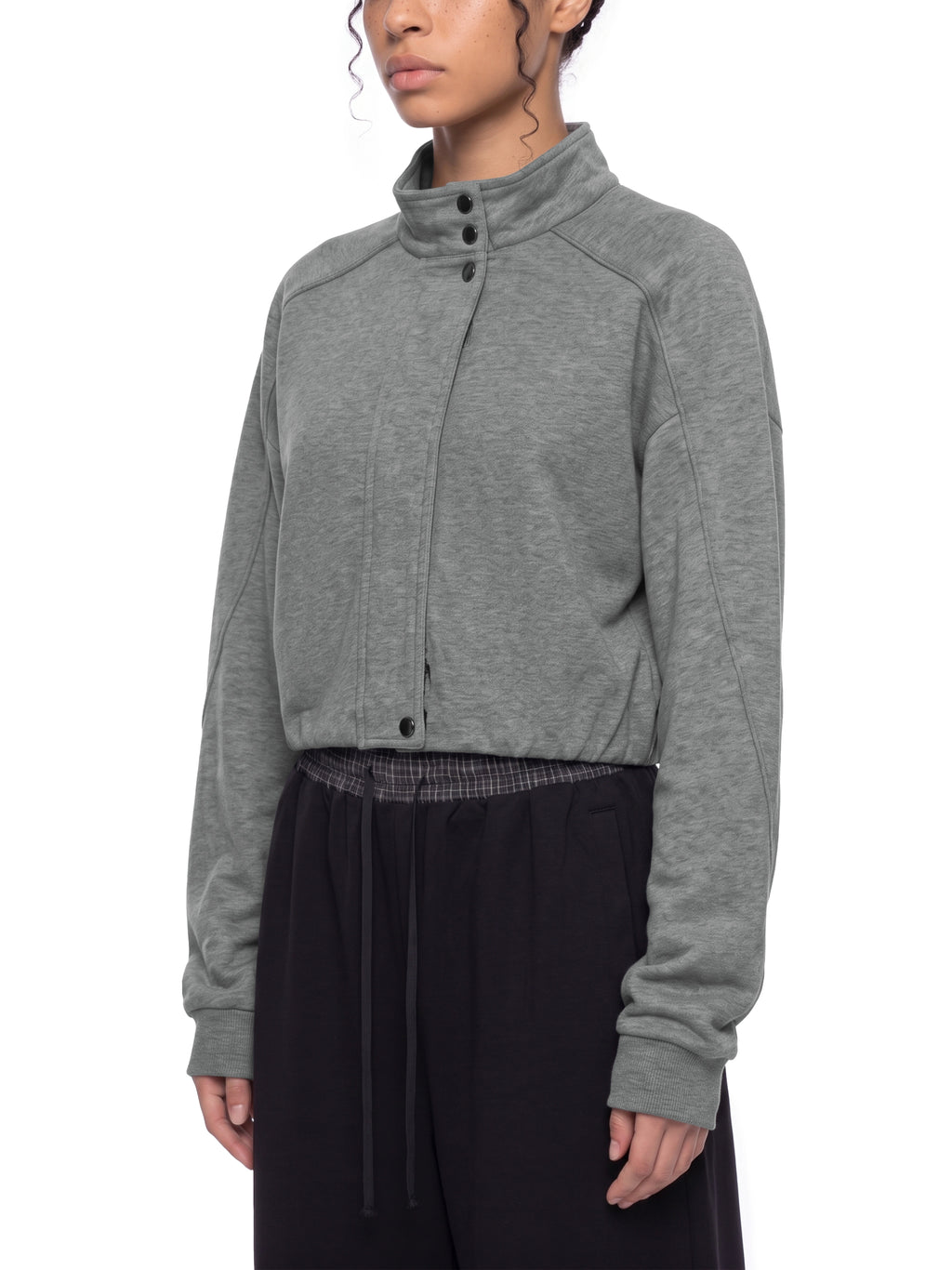 W | button-front jacket