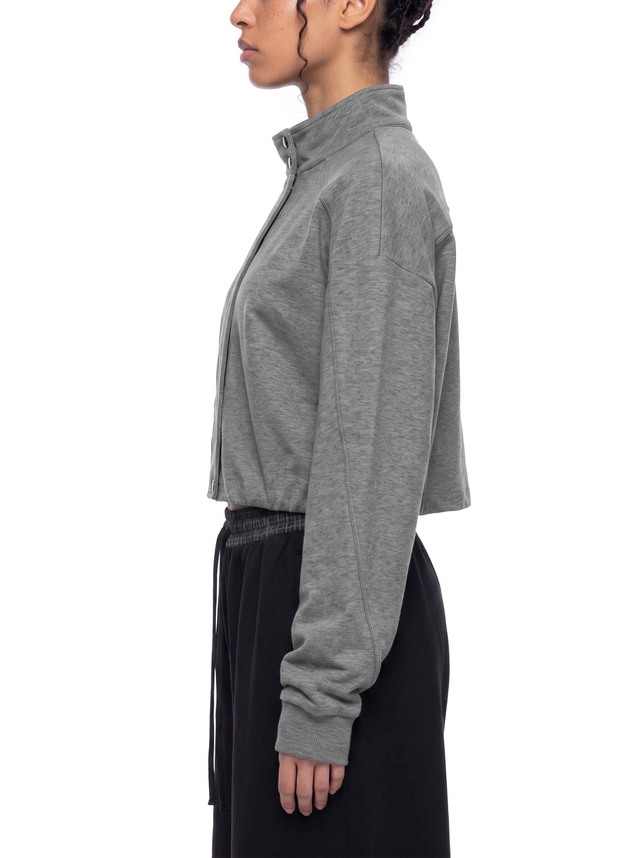 W | button-front jacket