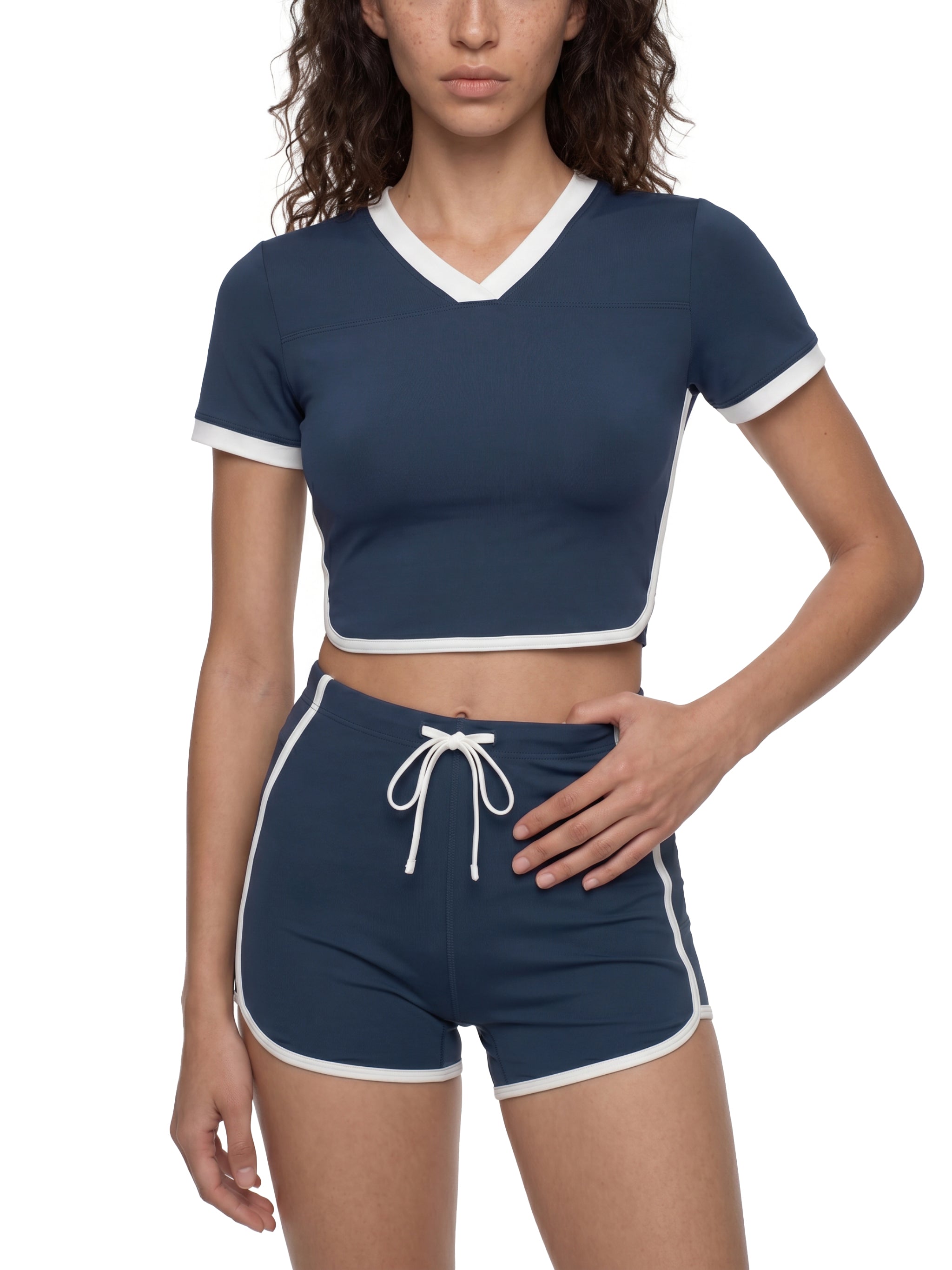 W | colour block performance t-shirt