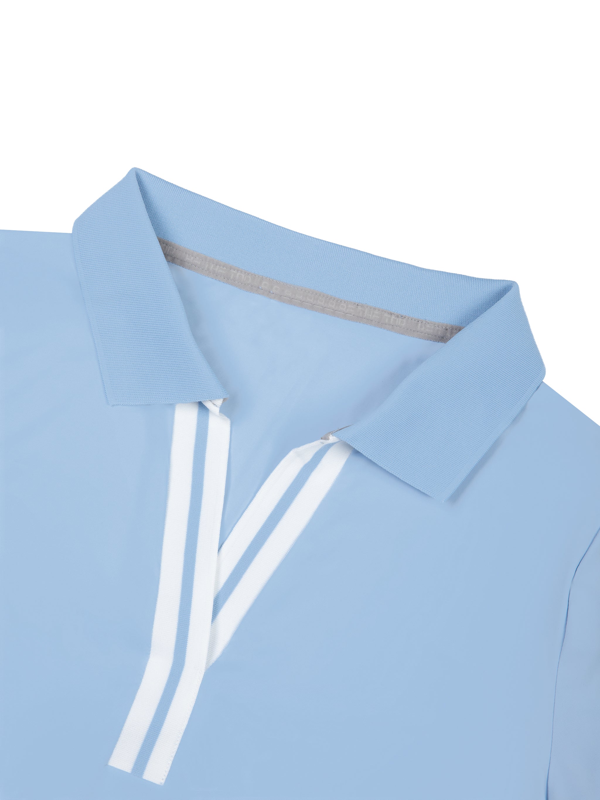 W | colour block polo shirt