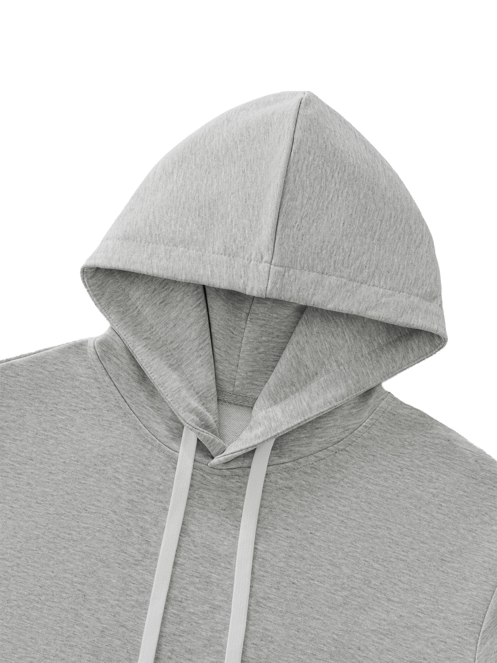 W | cropped lace-panel hoodie