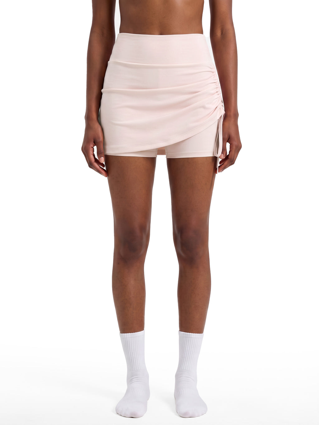 W | drawstring a-line yoga skort