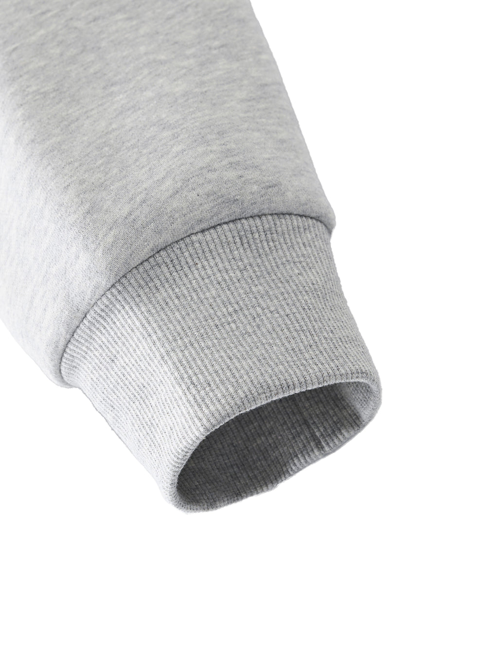 W | essential fleece mock-neck crew sweatshirt