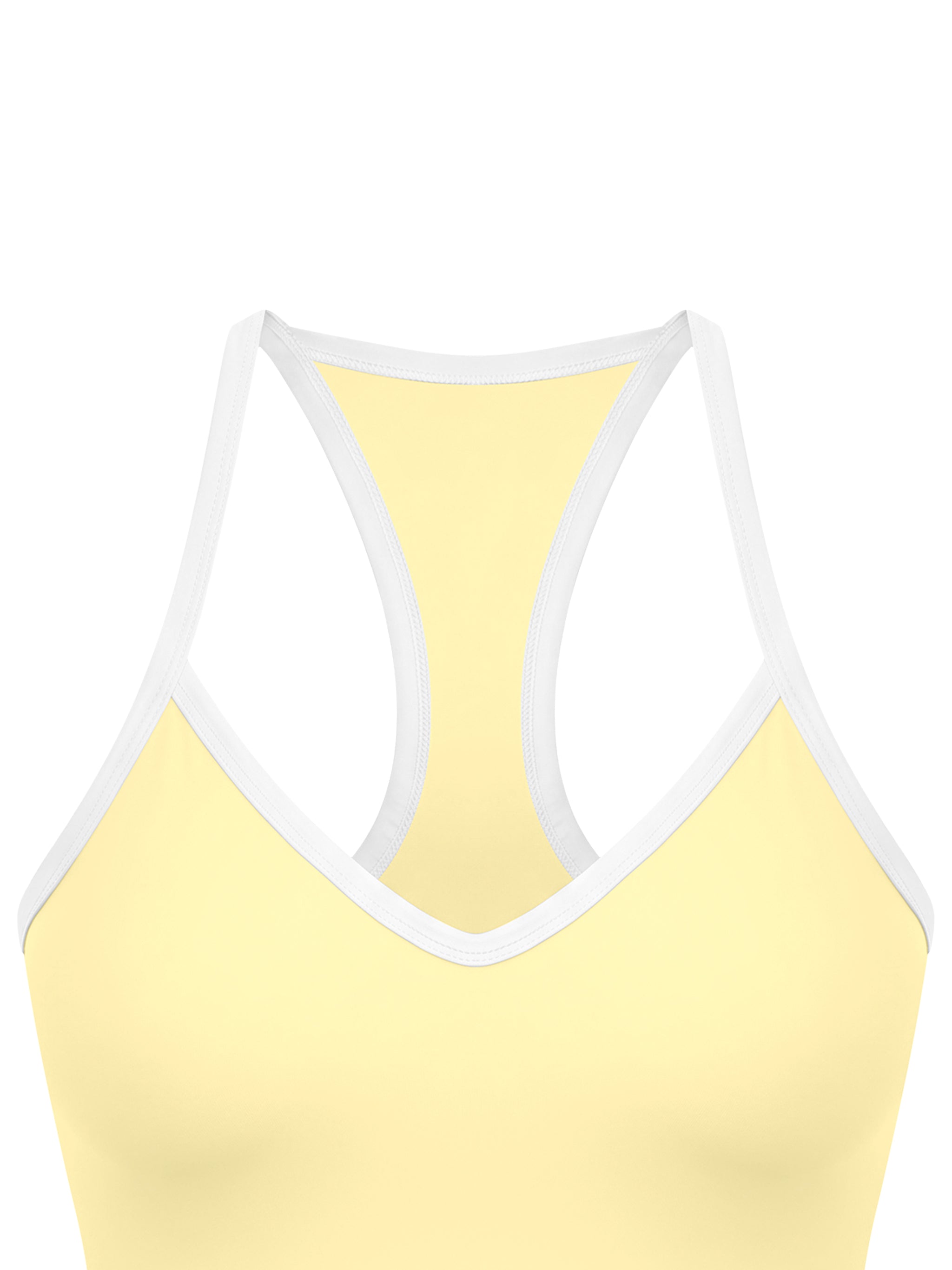 W | colour block yoga tank top