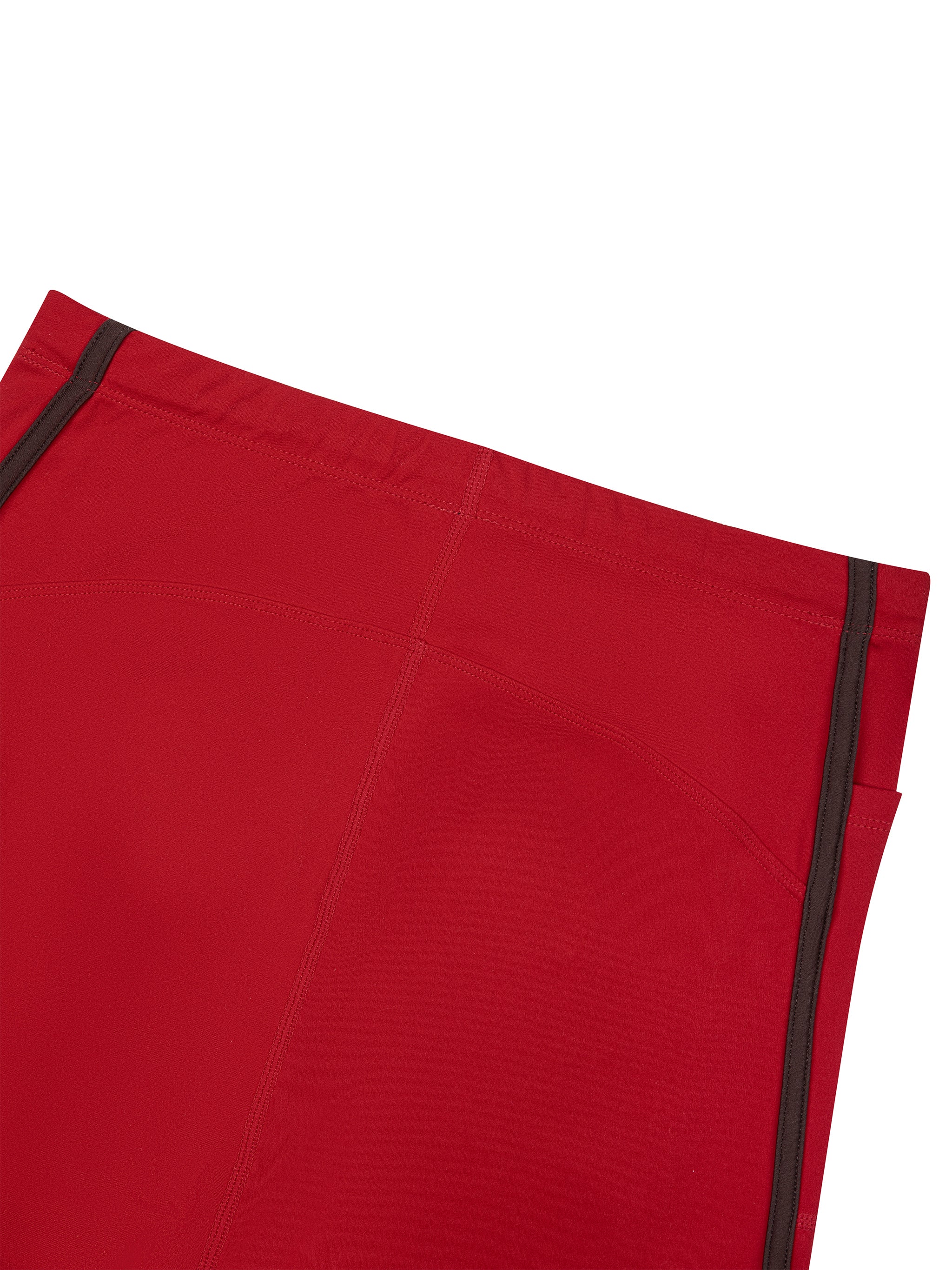 W | high-rise colour block yoga shorts