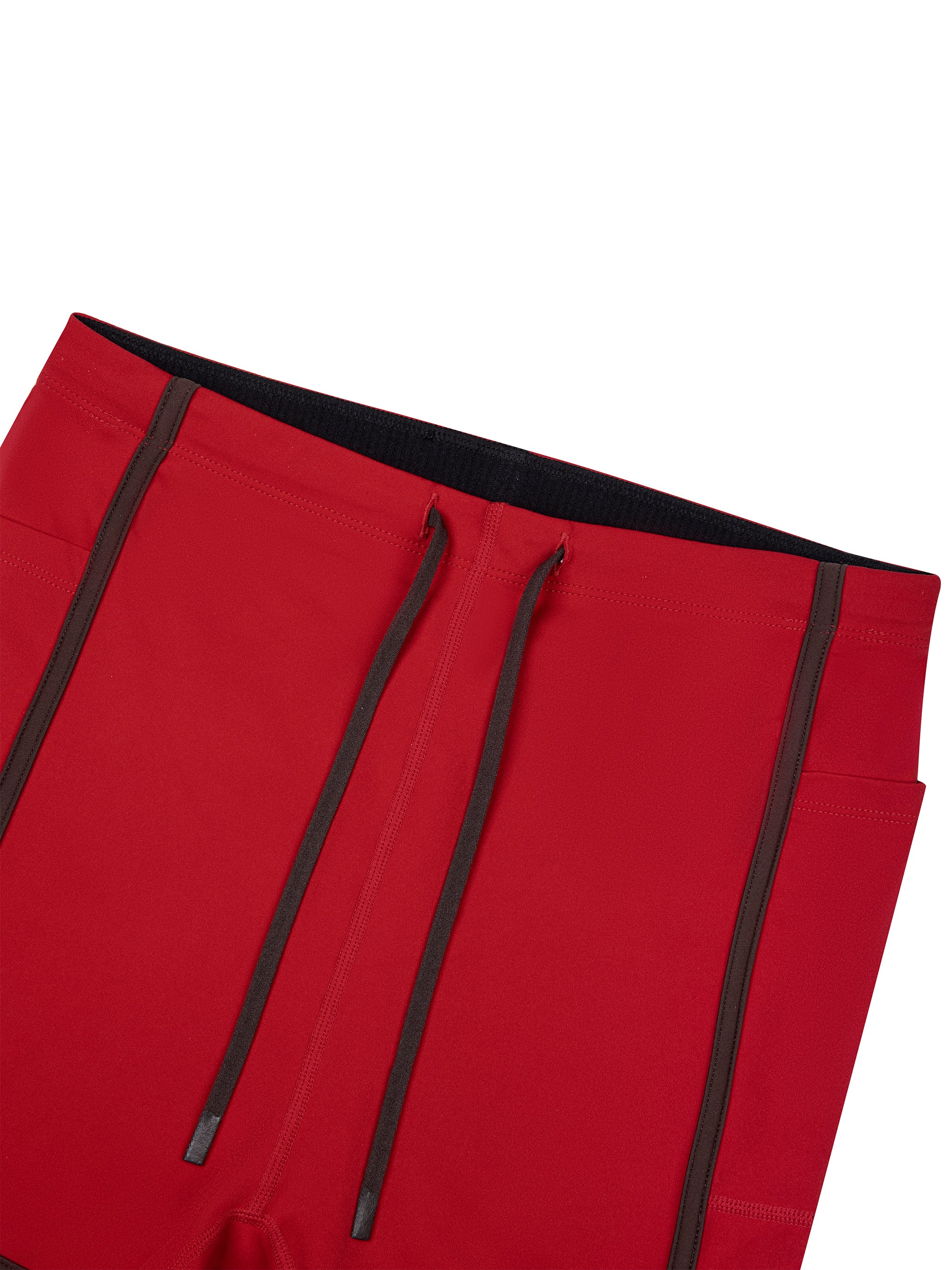 W | high-rise colour block yoga shorts