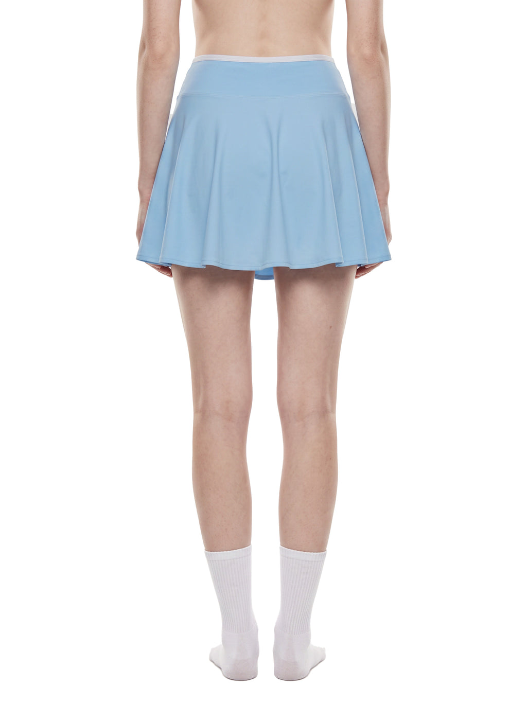 W | colour block a-line skirt