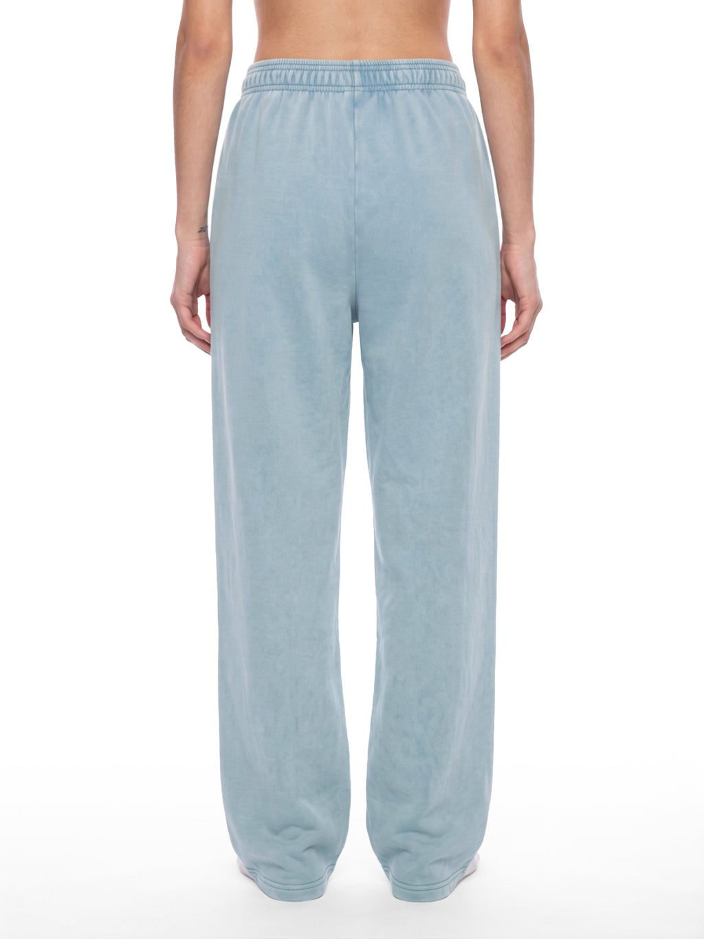 W | mineral wash straight-leg sweatpants