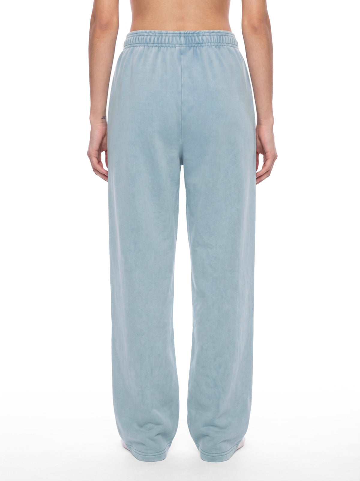 W | mineral wash straight-leg sweatpants