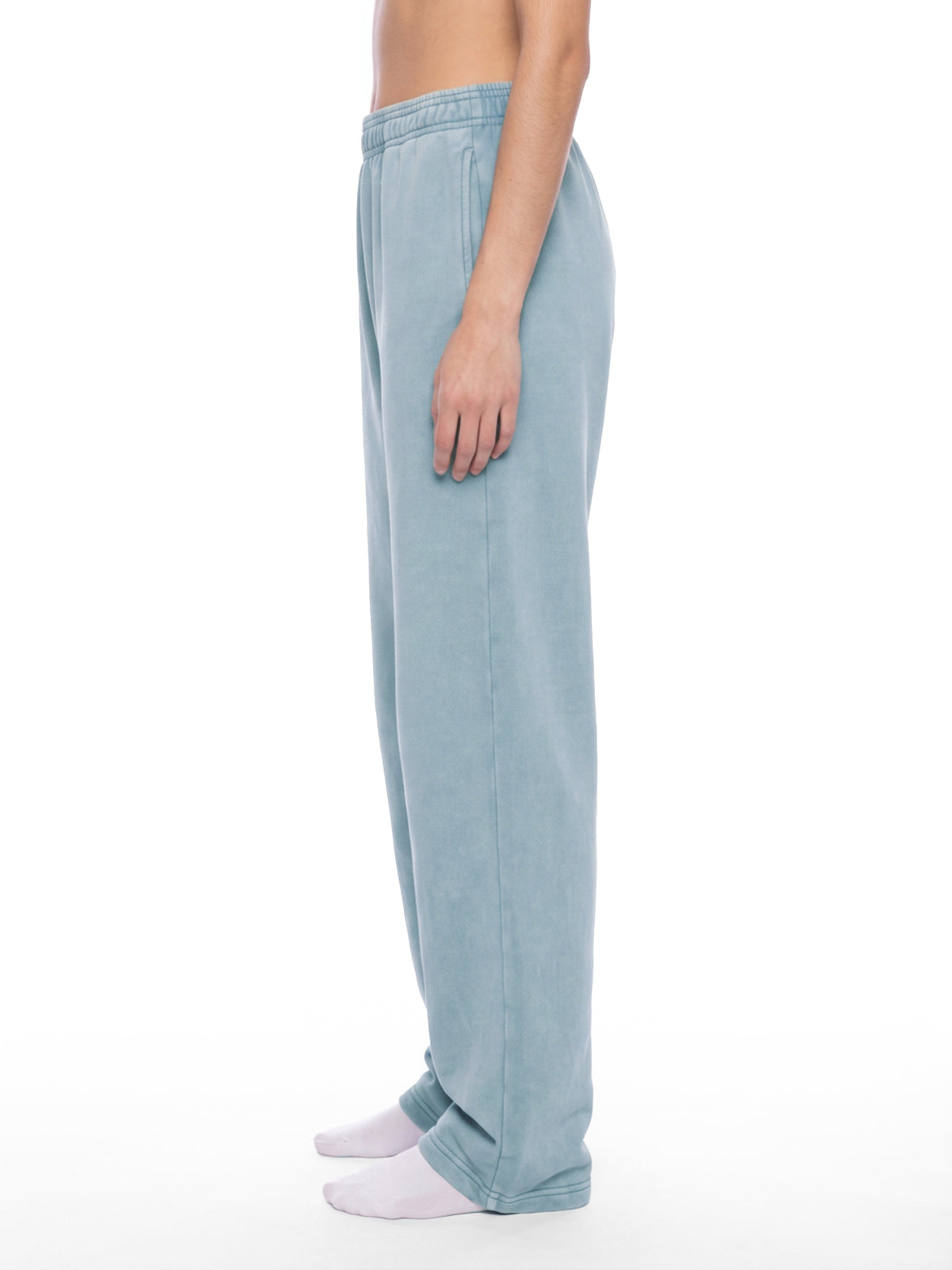W | mineral wash straight-leg sweatpants