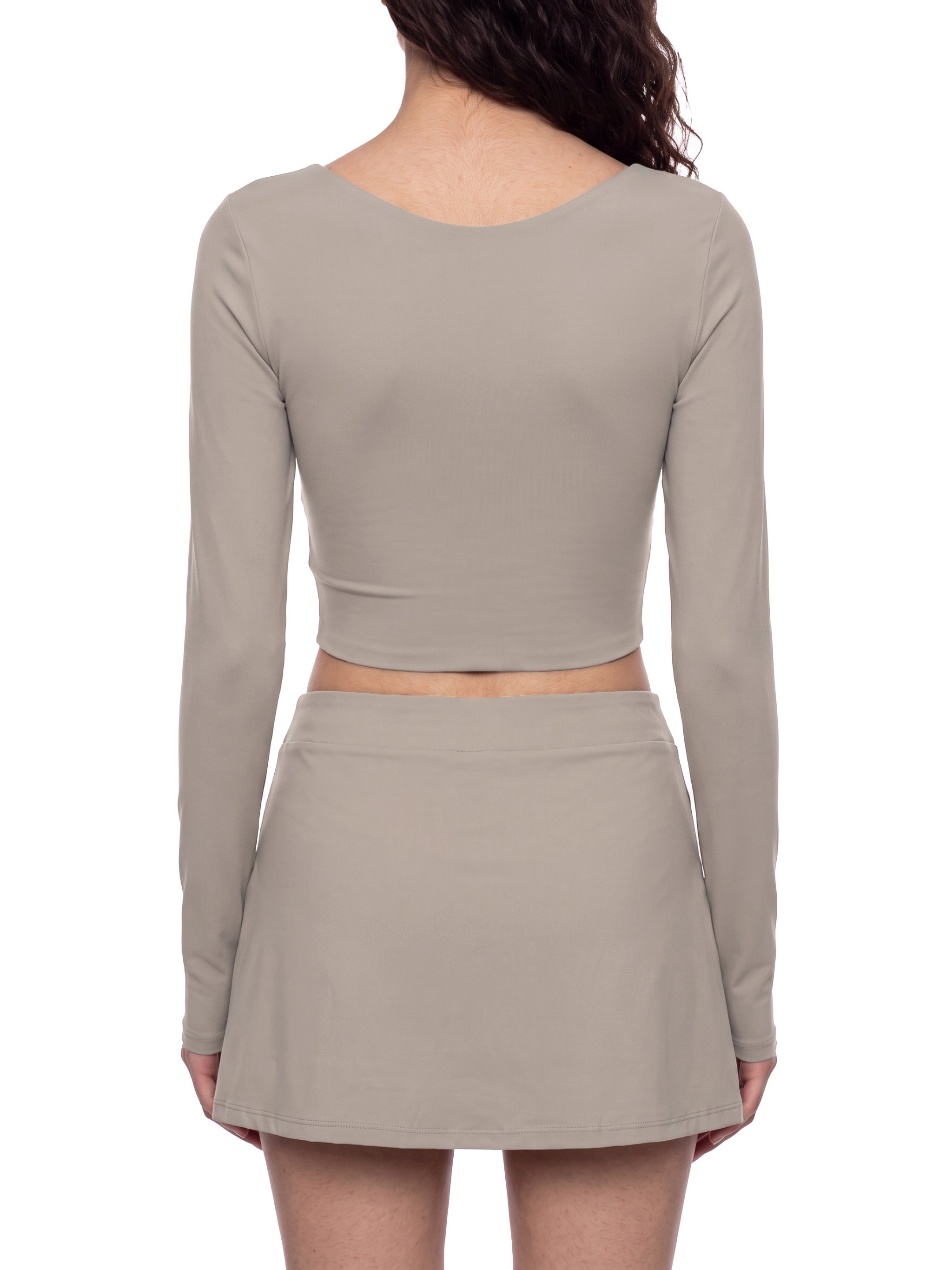 W | panelled yoga long sleeve t-shirt
