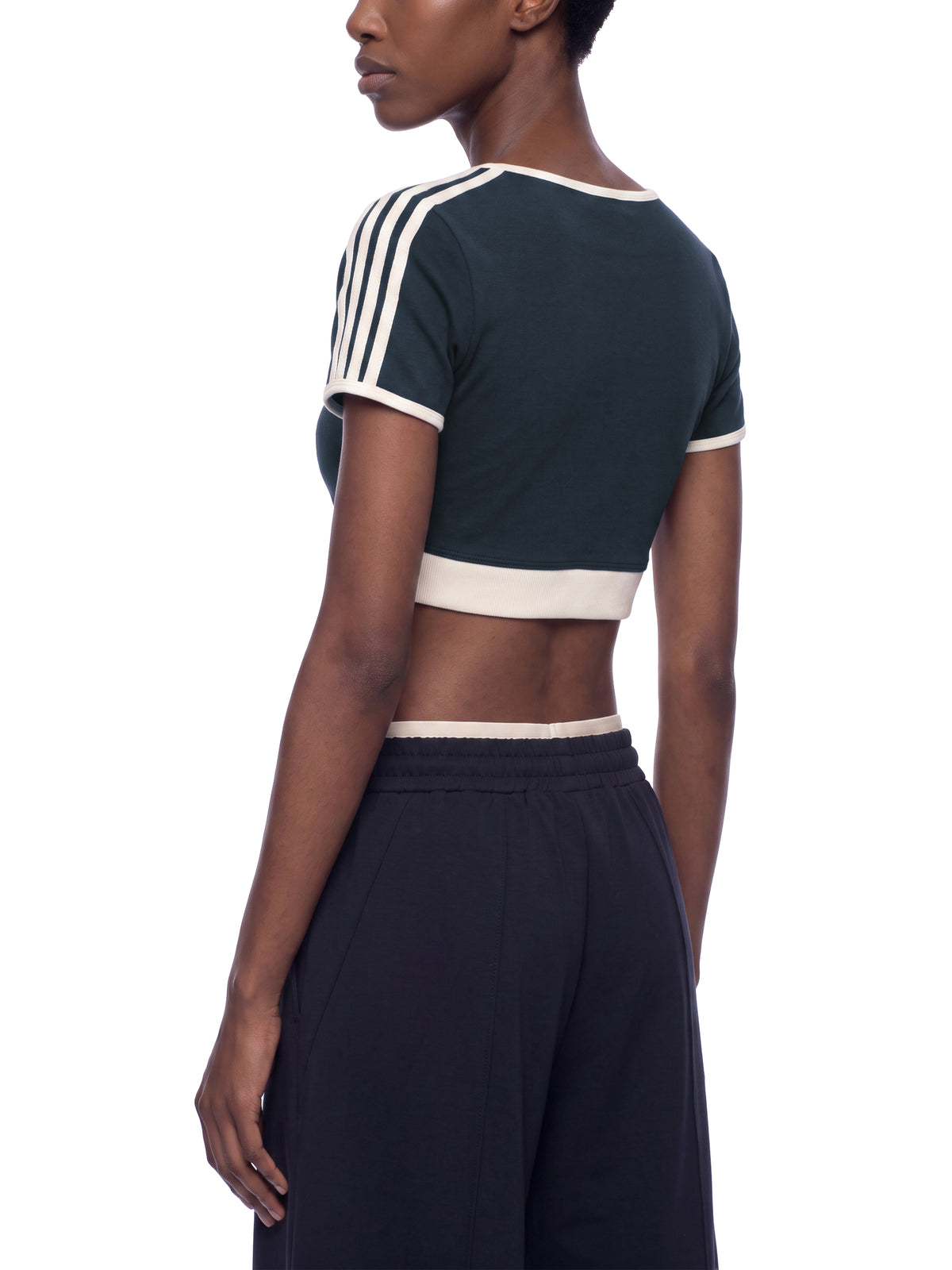 W | ringer crop t-shirt