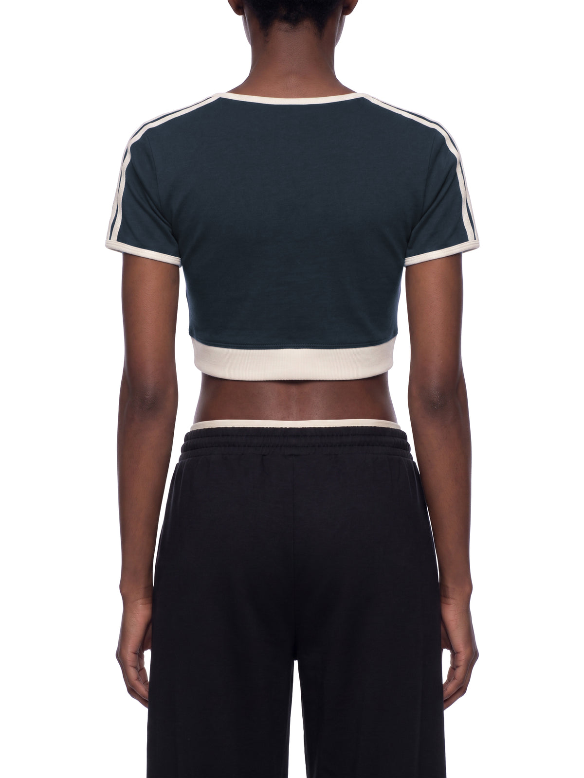 W | ringer crop t-shirt