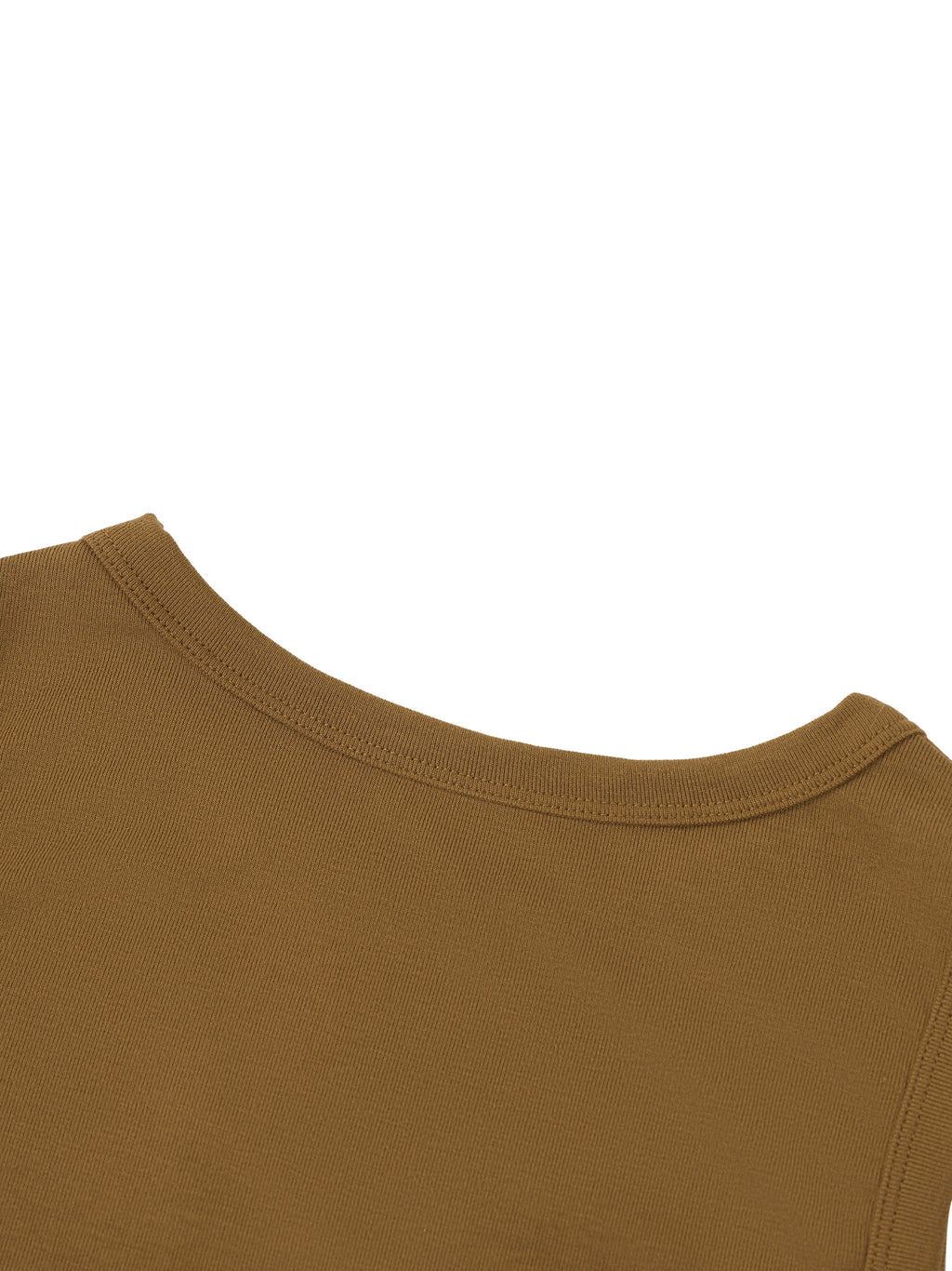 W | tight crewneck crop tank top
