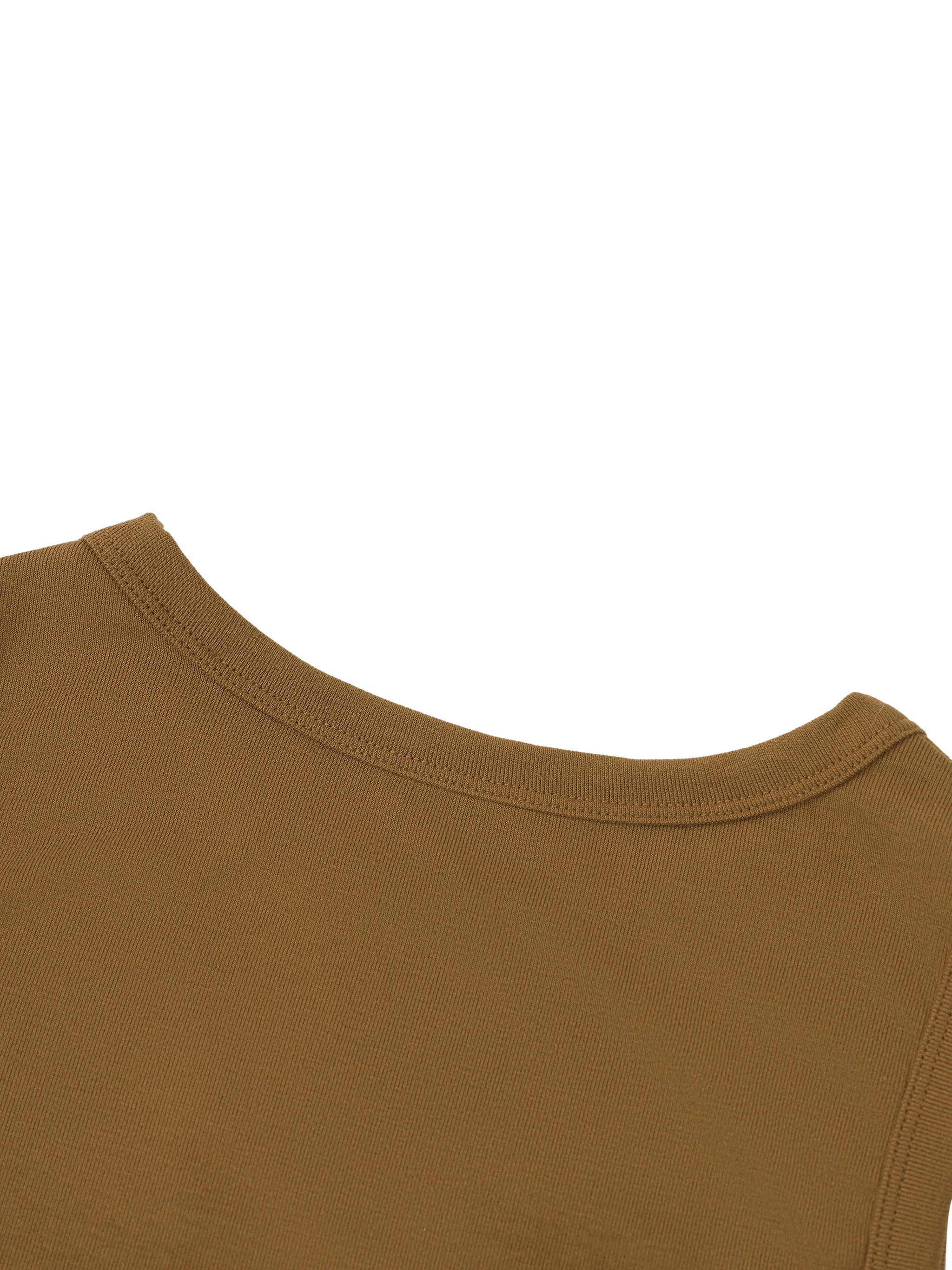 W | tight crewneck crop tank top
