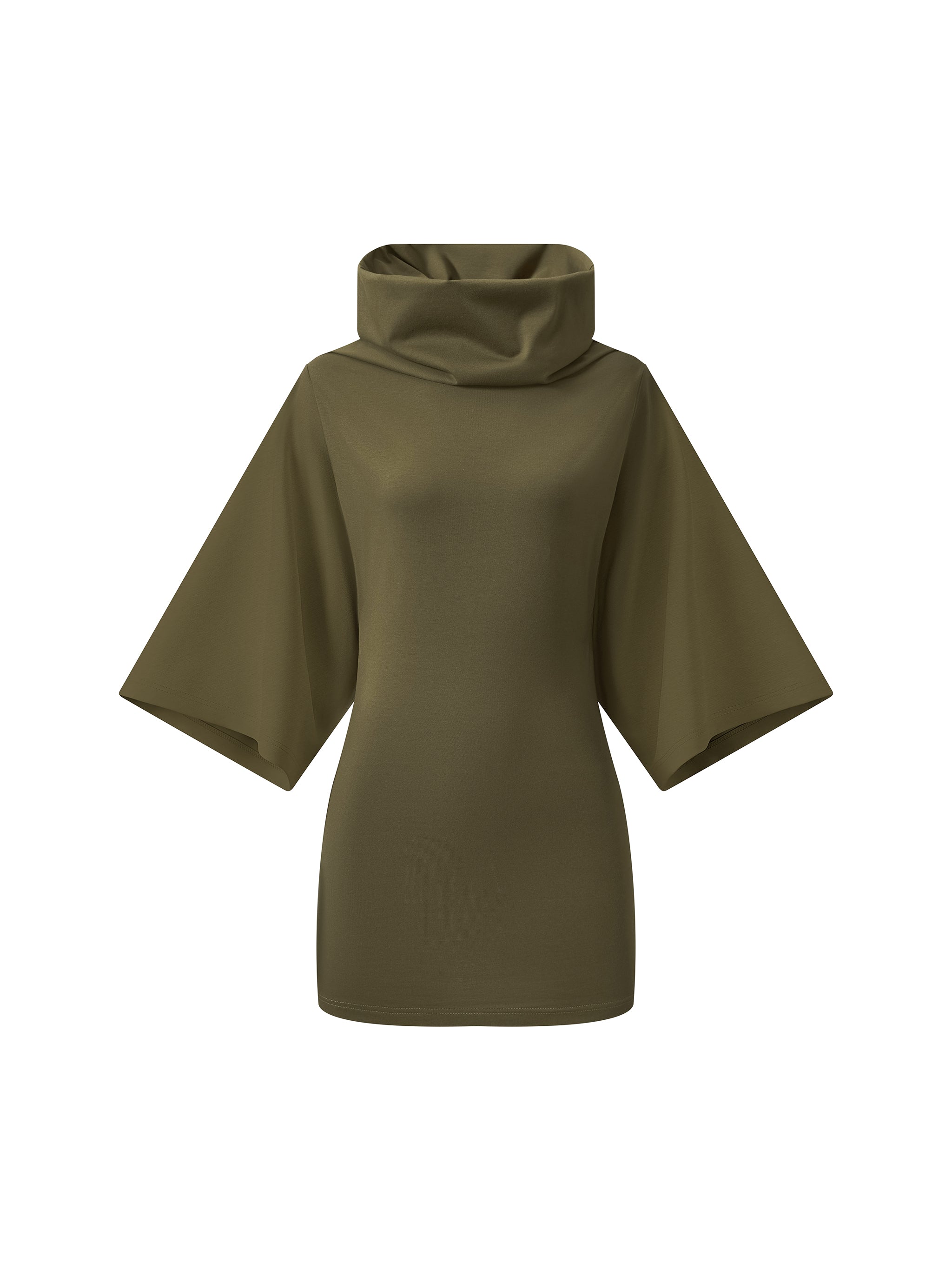 W | turtleneck batwing t-shirt