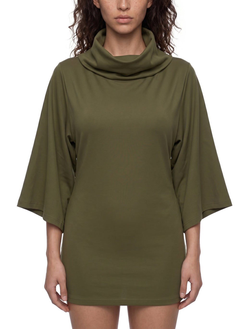 W | turtleneck batwing t-shirt