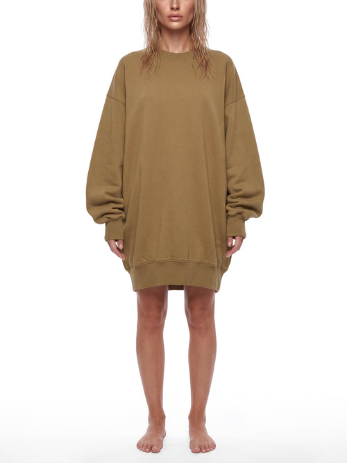 W | vintage wash sweatshirt dress