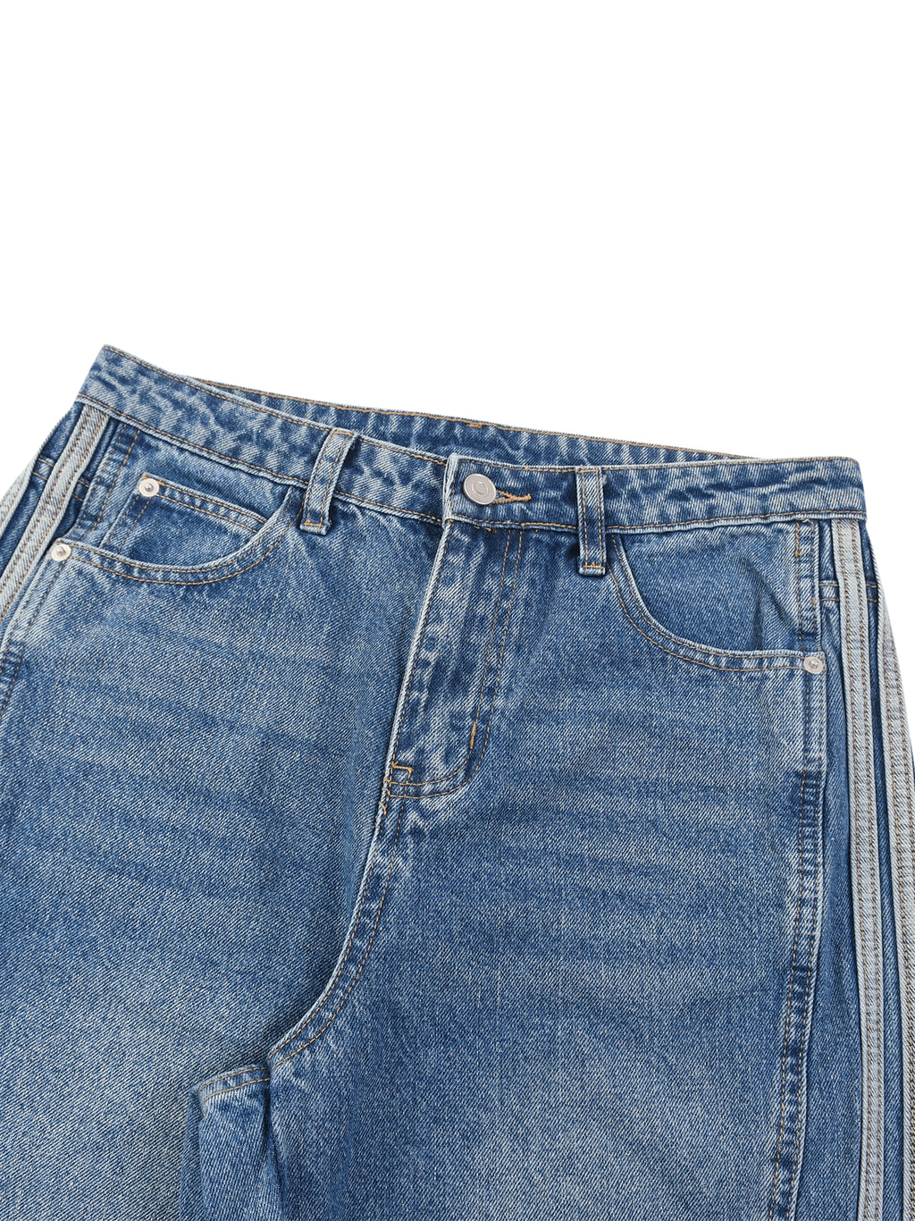 W | wide leg denim jeans