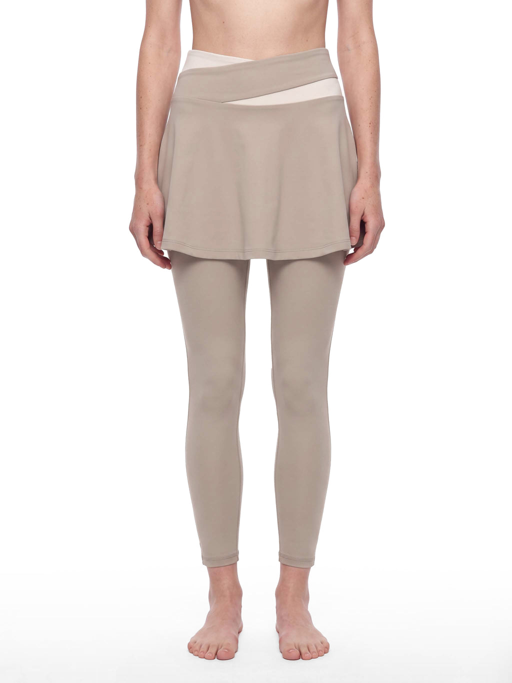 W | yoga panelled skorts