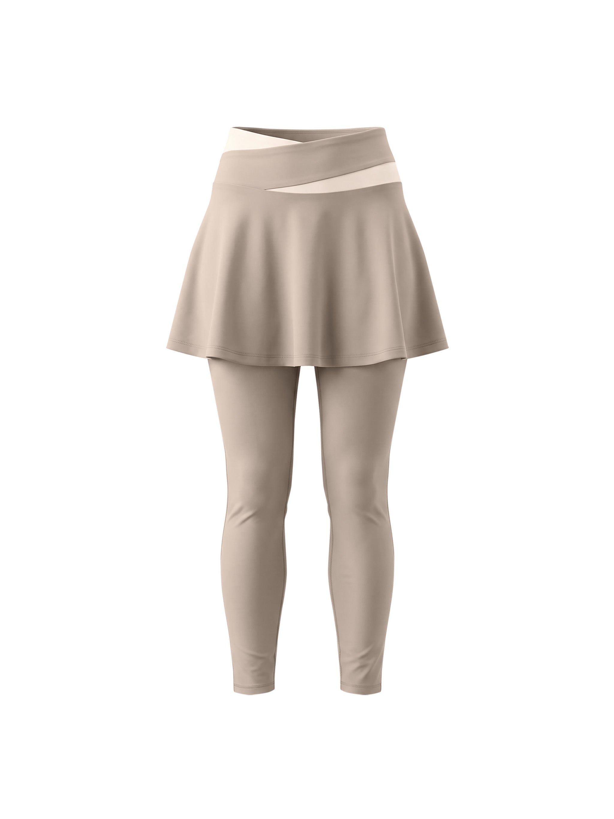 W | yoga panelled skorts