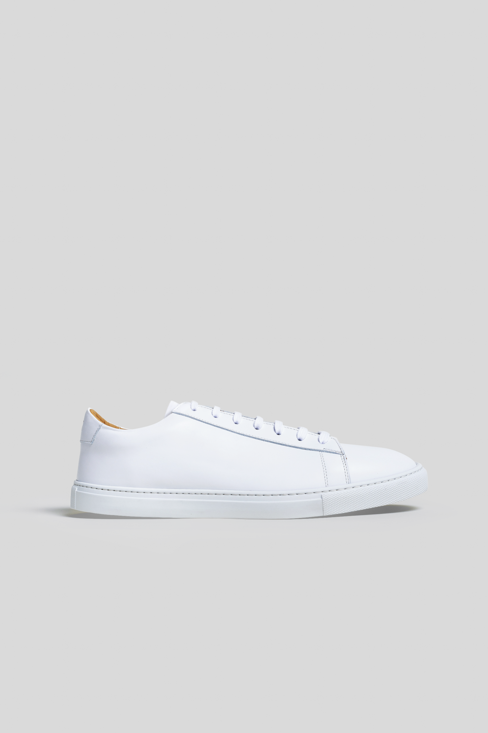 N | white calfskin città sneaker
