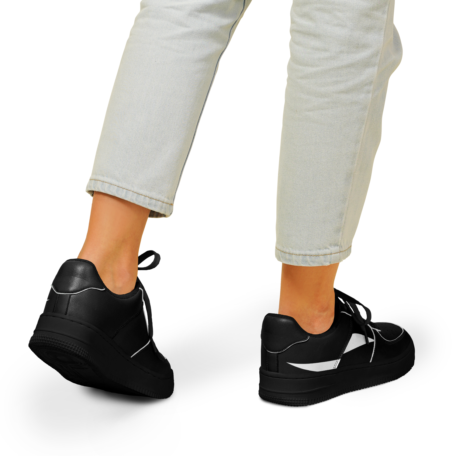 WOMEN'S MOMENTUM LOW-CUT SNEAKERS | black - Arcadia Apparel