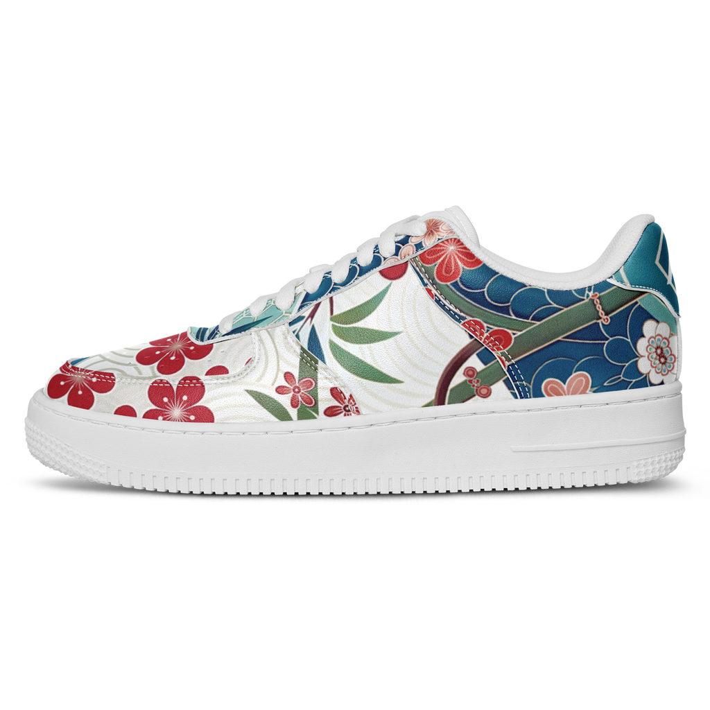 WOMEN'S MOMENTUM LOW-CUT SNEAKERS | reddish florals