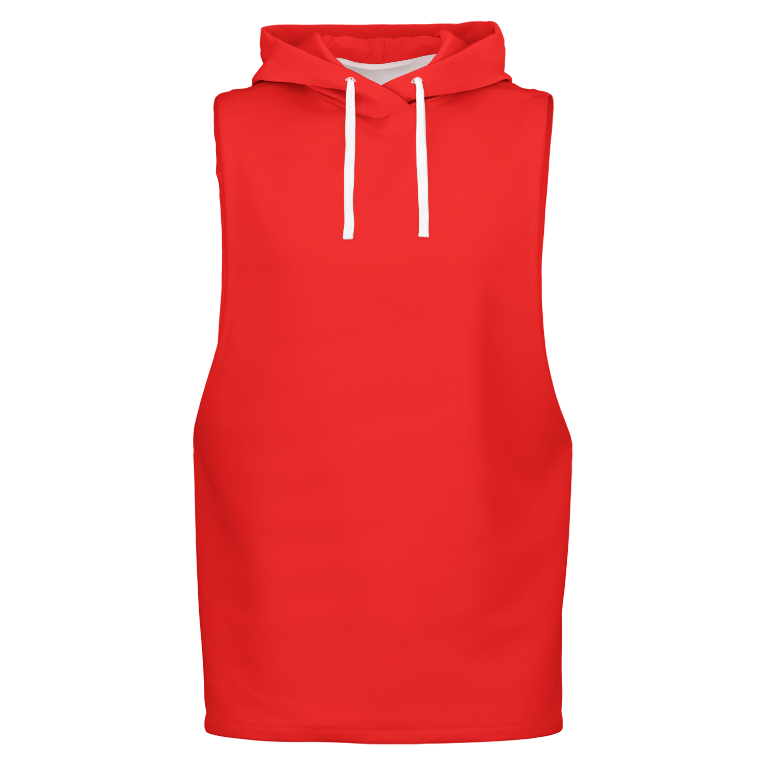 MEN'S SUMMIT SLEEVELESS HOODIE | really red