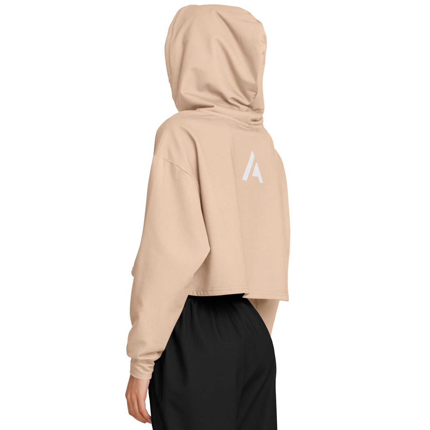 WOMEN'S SUMMIT CROPPED HOODIE | nude
