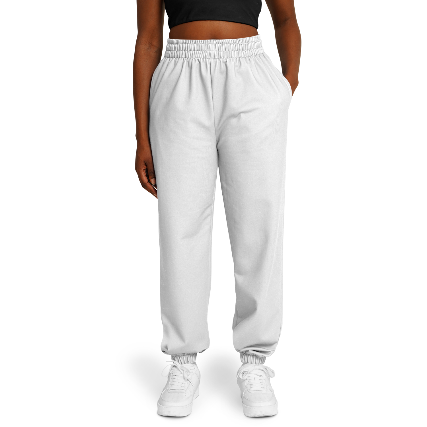 WOMEN'S SWAYLINE FASHION SWEATPANTS | white