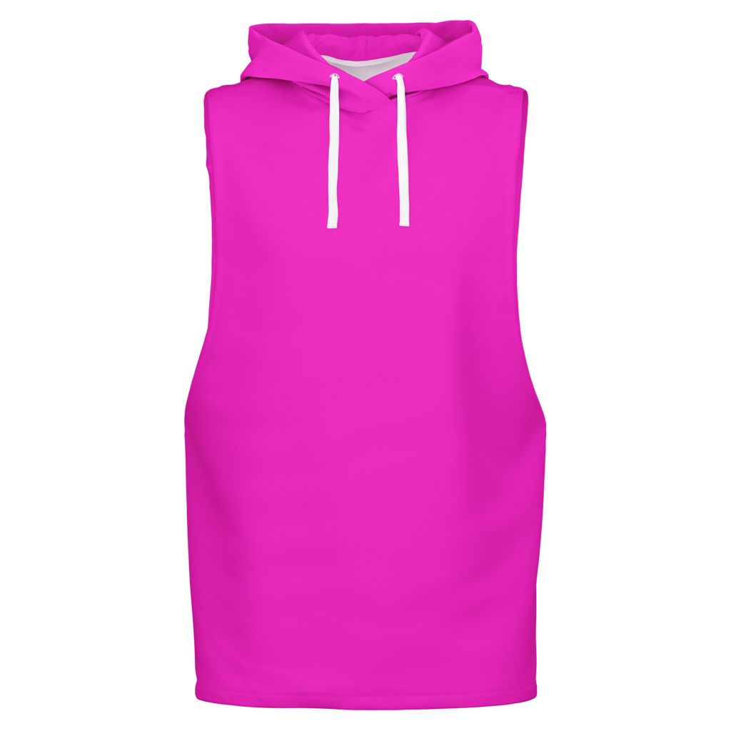 MEN'S BRIGHT SIDE COLLECTION | SLEEVELESS HOODIE | cherry popsicle