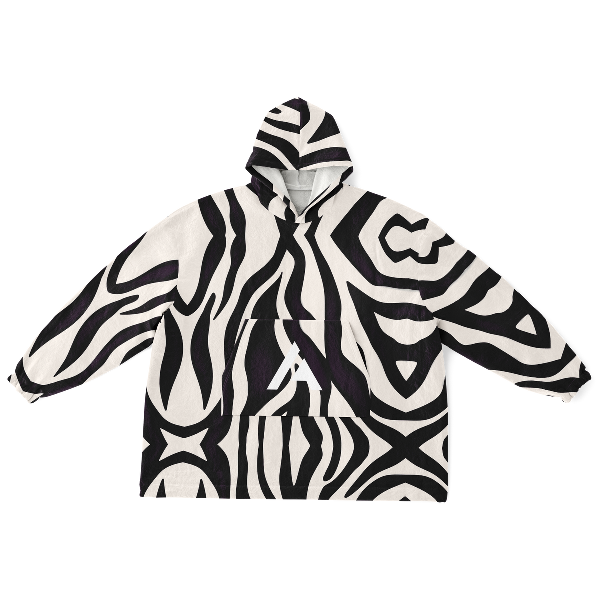 WOMEN'S SNUG HOODIE | zebra print