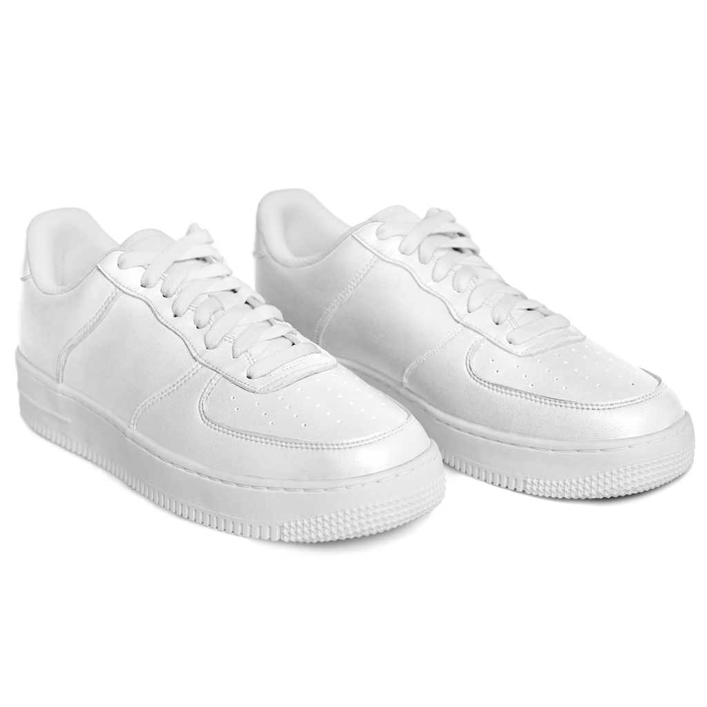 N | core low top | white w/ logo on heels - Arcadia Apparel
