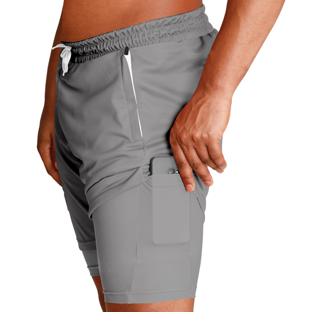 MEN'S SLIPSTREAM DUALS | athletic grey - Arcadia Apparel