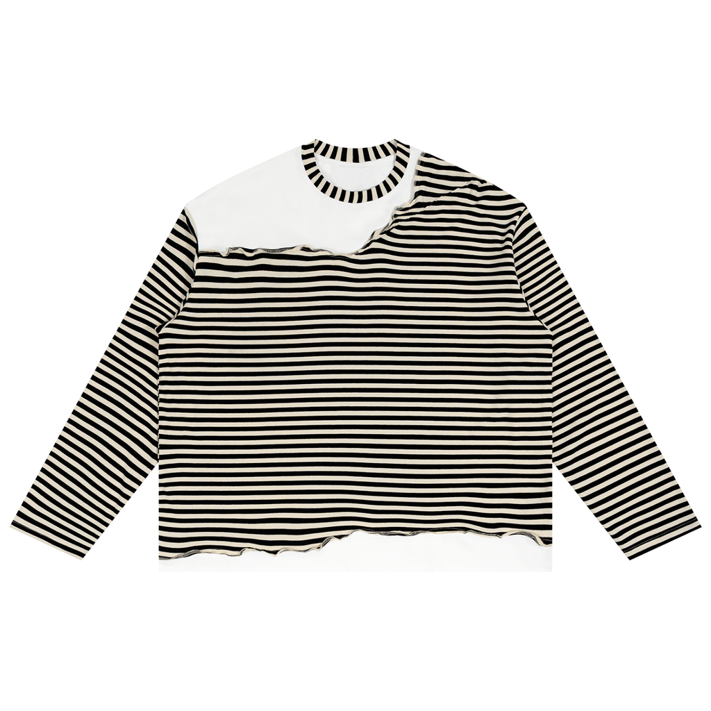 all,arcaprl,one,size,onesize,striped,panel,boxy,long,sleeve,longsleeve,tshirt,upper,upperbody,body