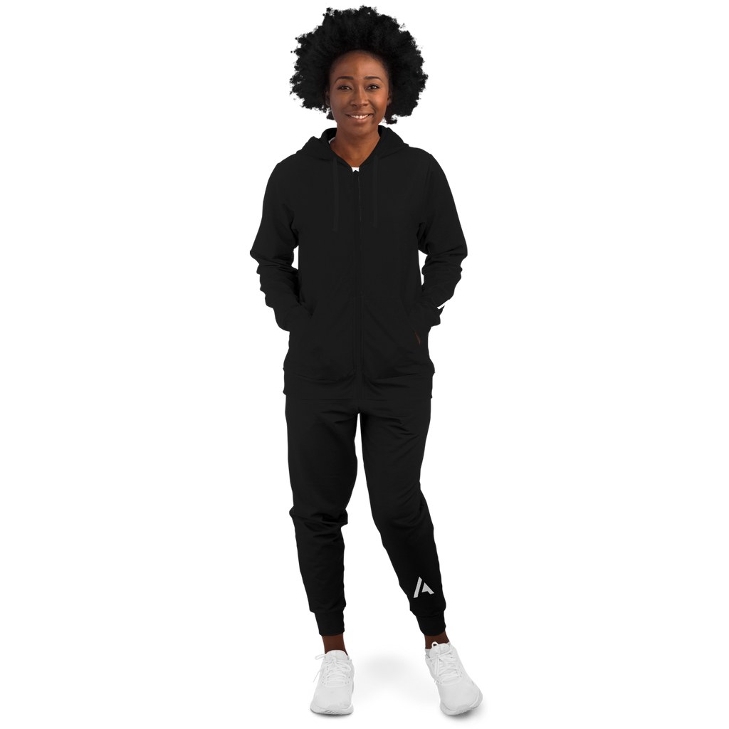 WOMEN'S ZIPT DUO | ziphoodie & jogger | black