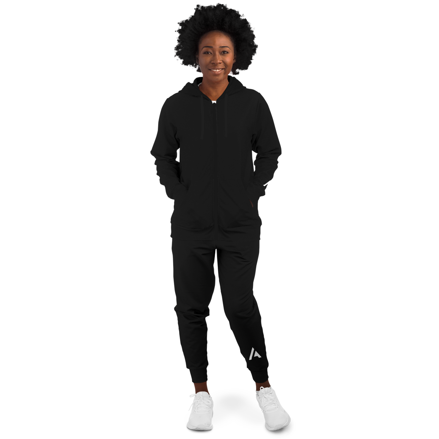 WOMEN'S ZIPT DUO | ziphoodie & jogger | black