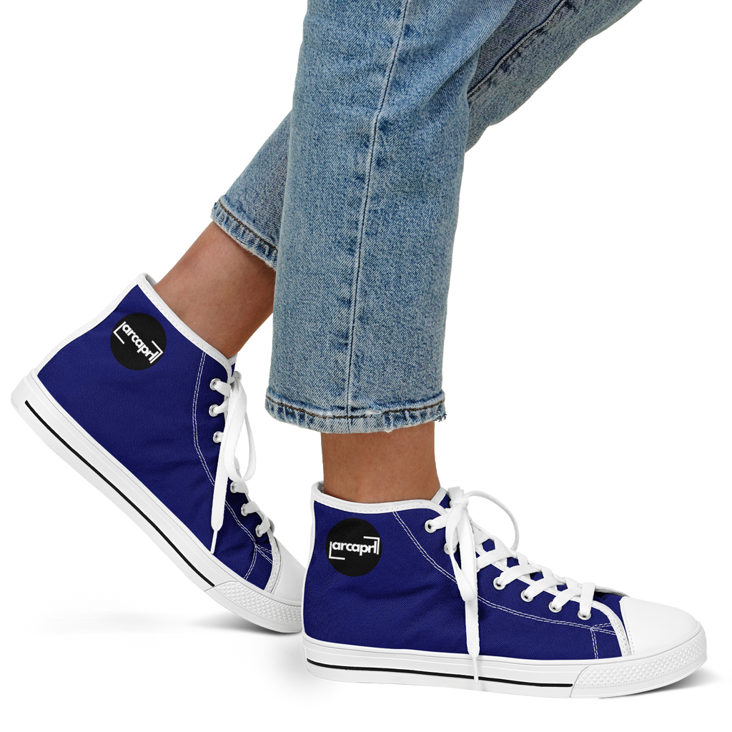WOMEN'S PINNACLE HIGH TOP SNEAKERS | navy