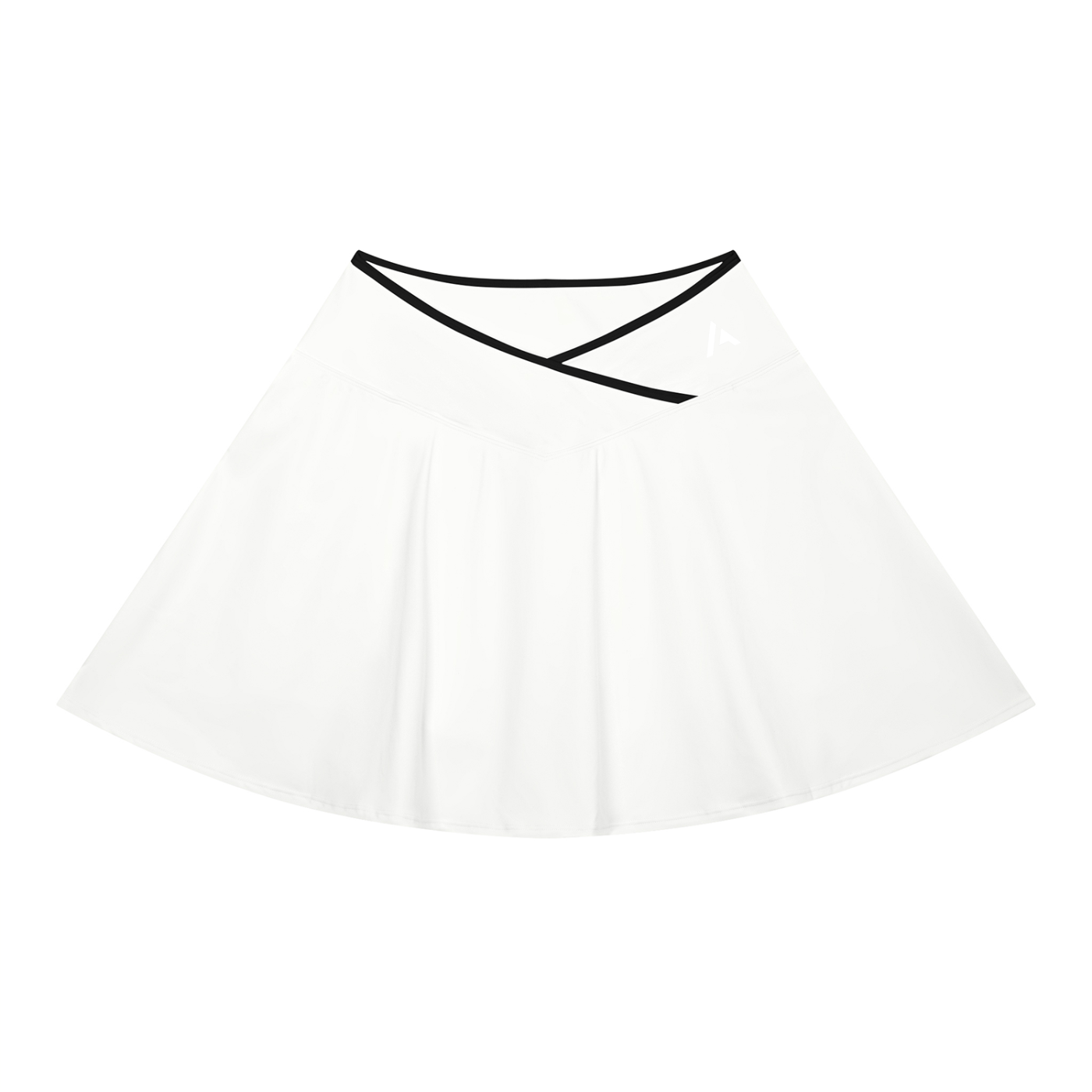 W | colour block a-line skirt