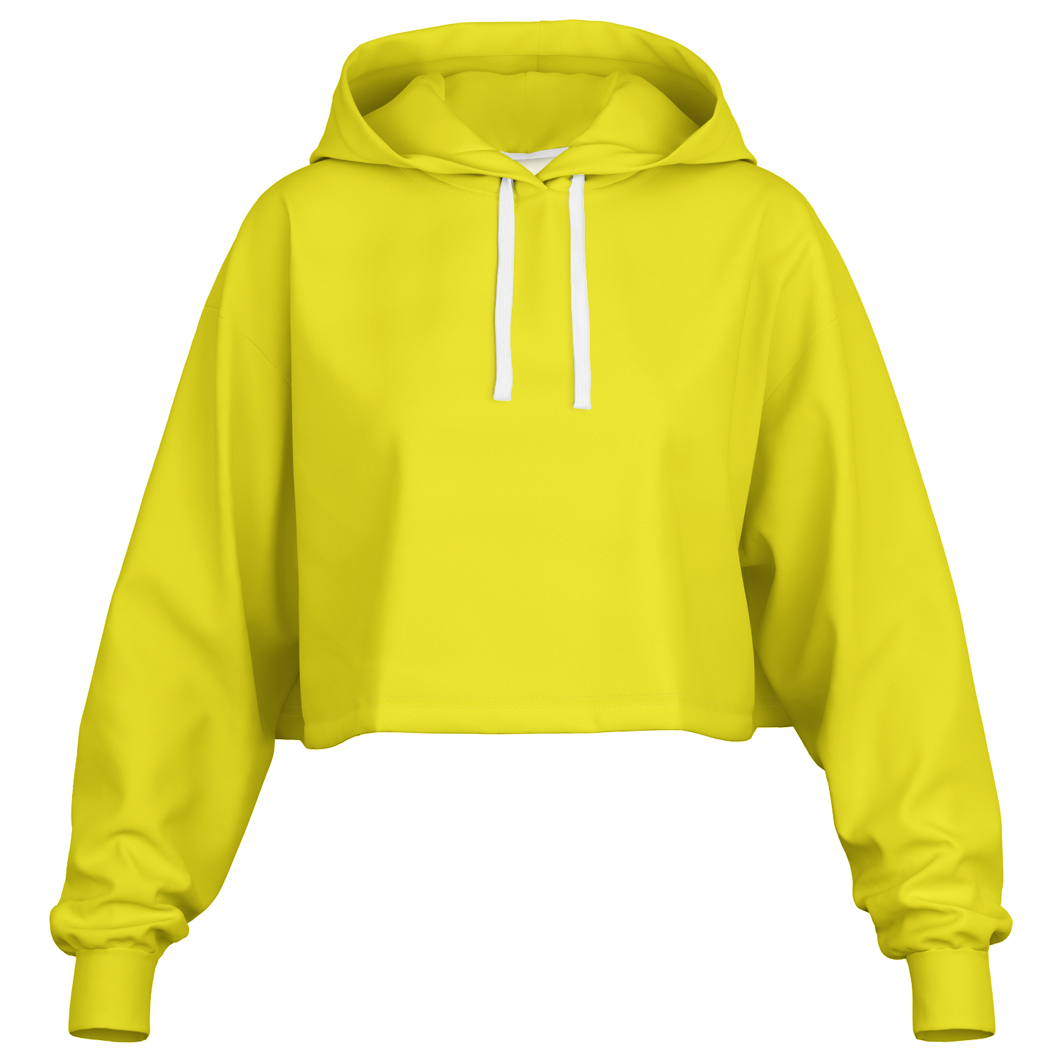 WOMEN'S SUMMIT CROPPED HOODIE | citrus