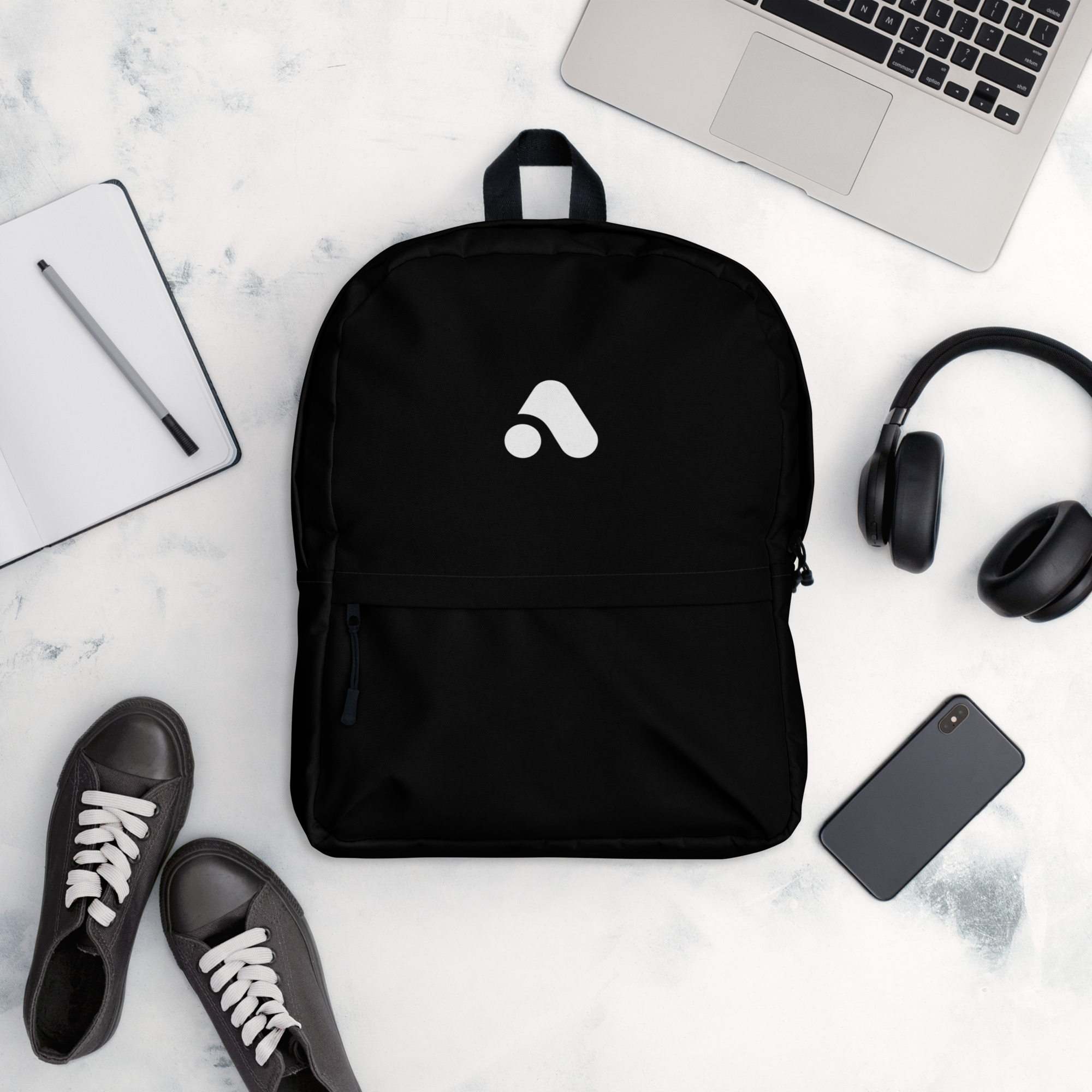 Black Classic Backpack - Arcadia Apparel