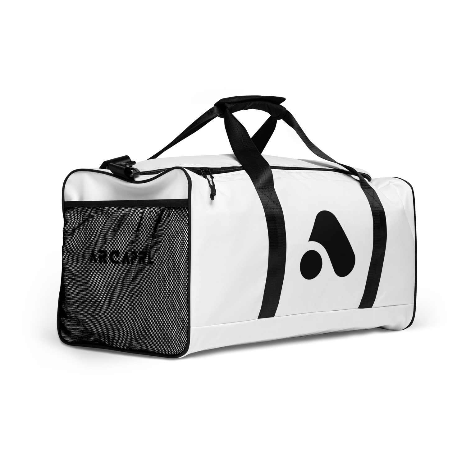 White Duffle Bag - Arcadia Apparel