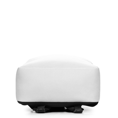 White Minimalist Backpack - Arcadia Apparel